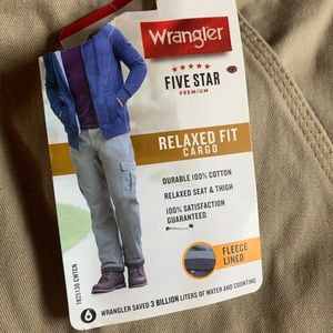 Fleece-Lined Men’s Cargo Pants